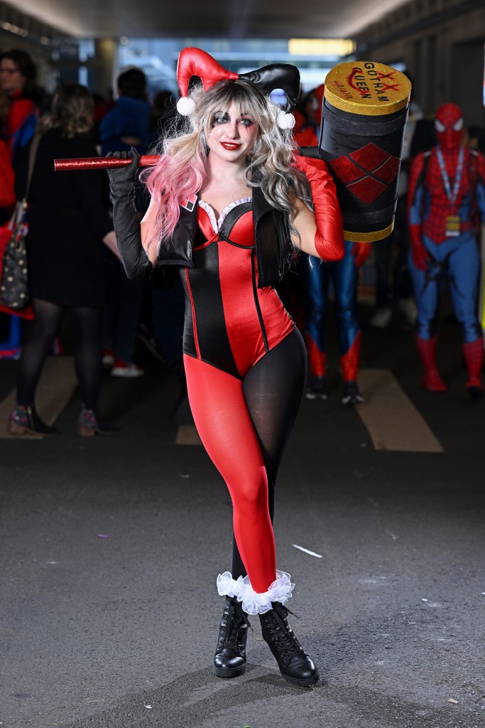 A cosplayer at the New York Comic Con 2024.