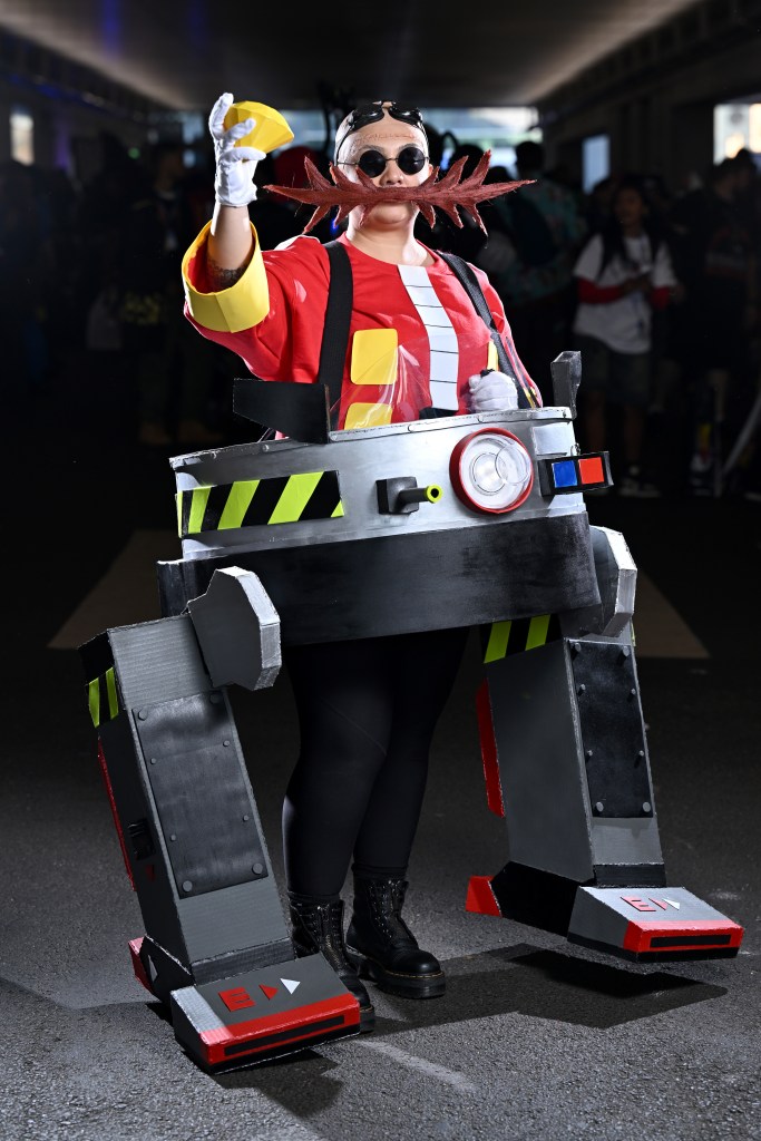 A cosplayer at the New York Comic Con 2024.