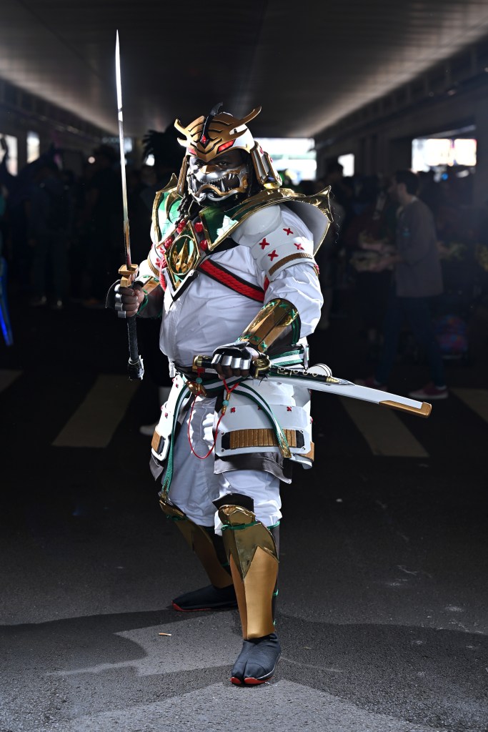 A cosplayer at the New York Comic Con 2024.