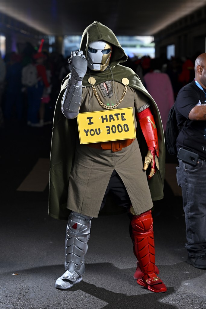 A cosplayer at the New York Comic Con 2024.