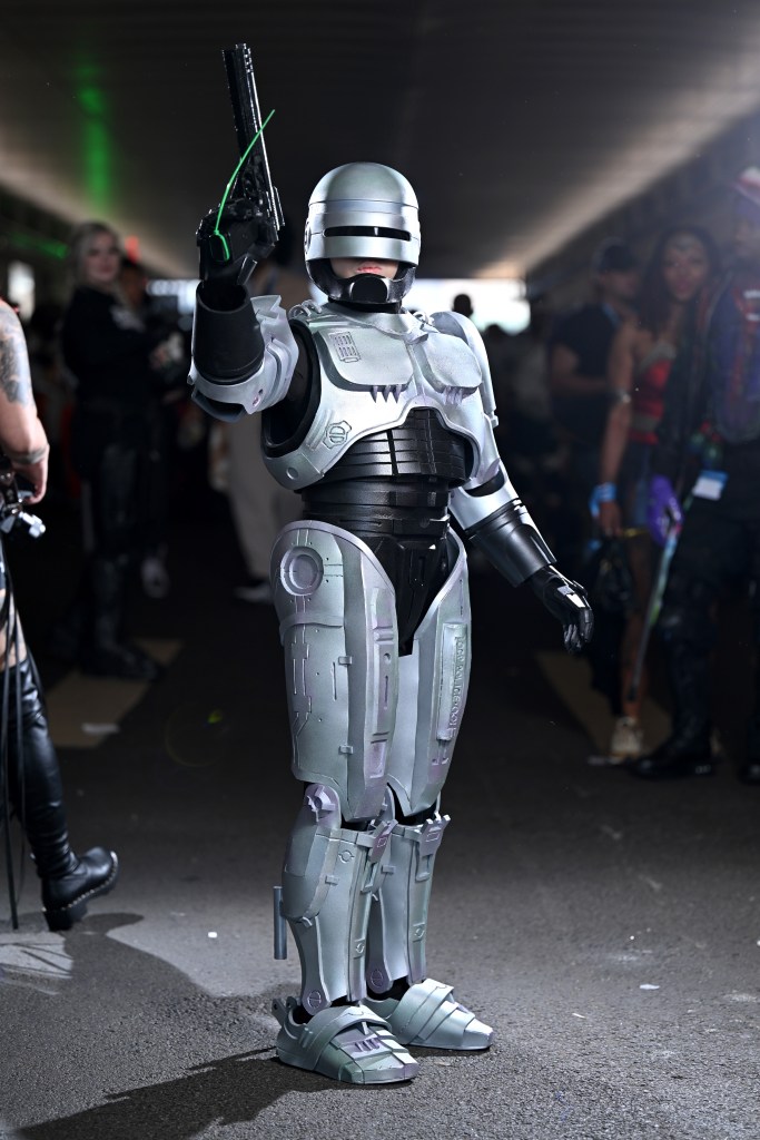 A cosplayer at the New York Comic Con 2024.