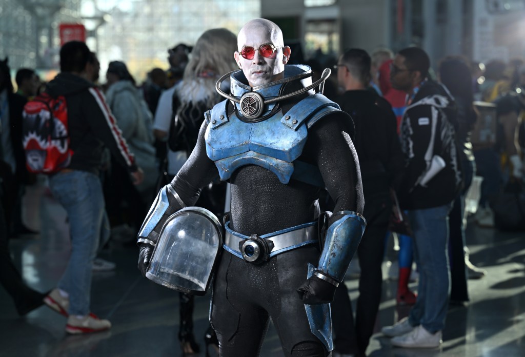 A cosplayer at the New York Comic Con 2024.