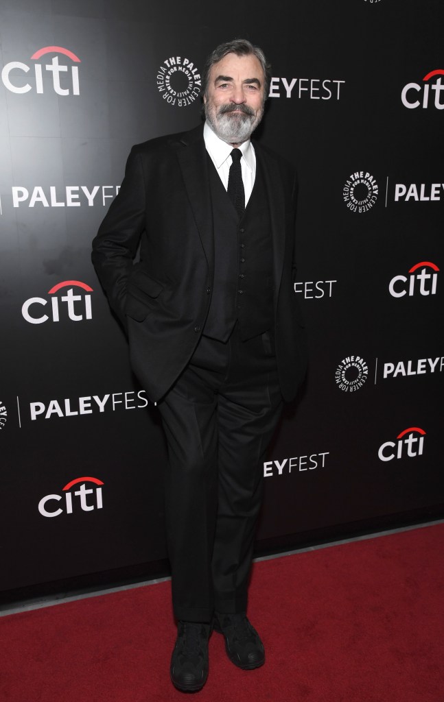 Tom Selleck attends "Blue Bloods" during PaleyFest 2024.