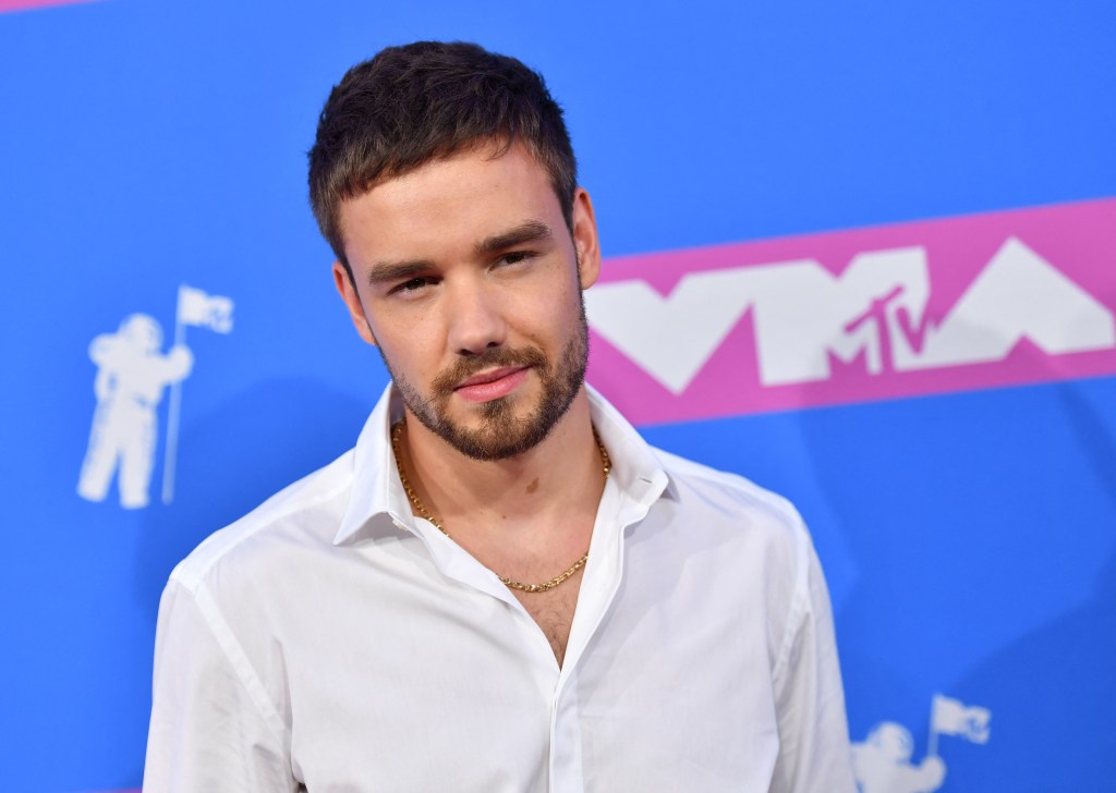  British singer Liam Payne attends the 2018 MTV Video Music Awards at Radio City Music Hall on August 20, 2018 in New York City. 