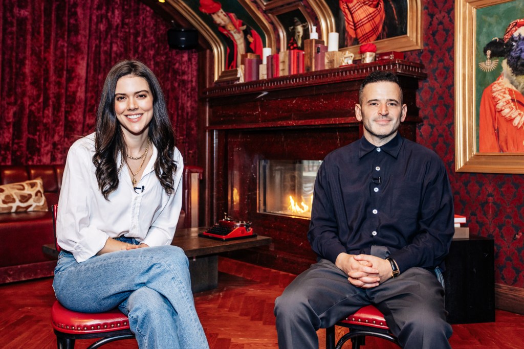 Lydia Moynihan and Eugene Remm at Catch Steak Restaurant in Manhattan, circa October 2024, a location part of their expanding hospitality group.