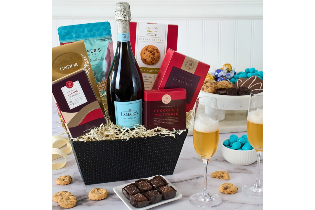 Champagne & Truffles Gift Basket — Prosecco