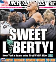 October 21, 2024 New York Post Front Cover