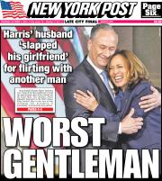 October 3, 2024 New York Post Front Cover