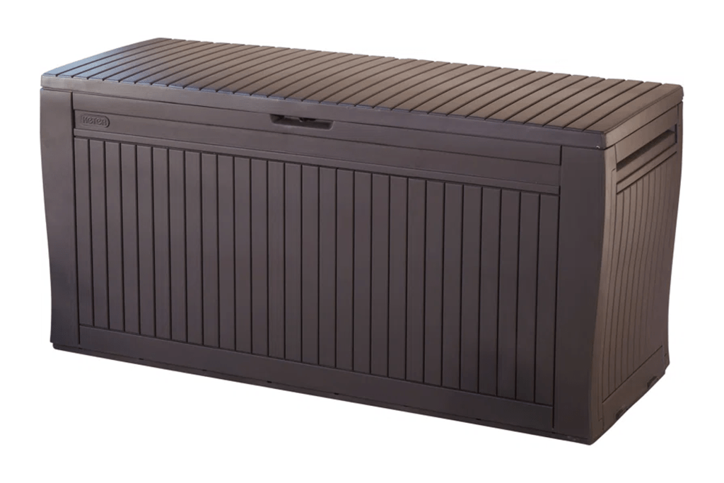 Keter Comfy 71-Gallon Durable Resin Outdoor Storage