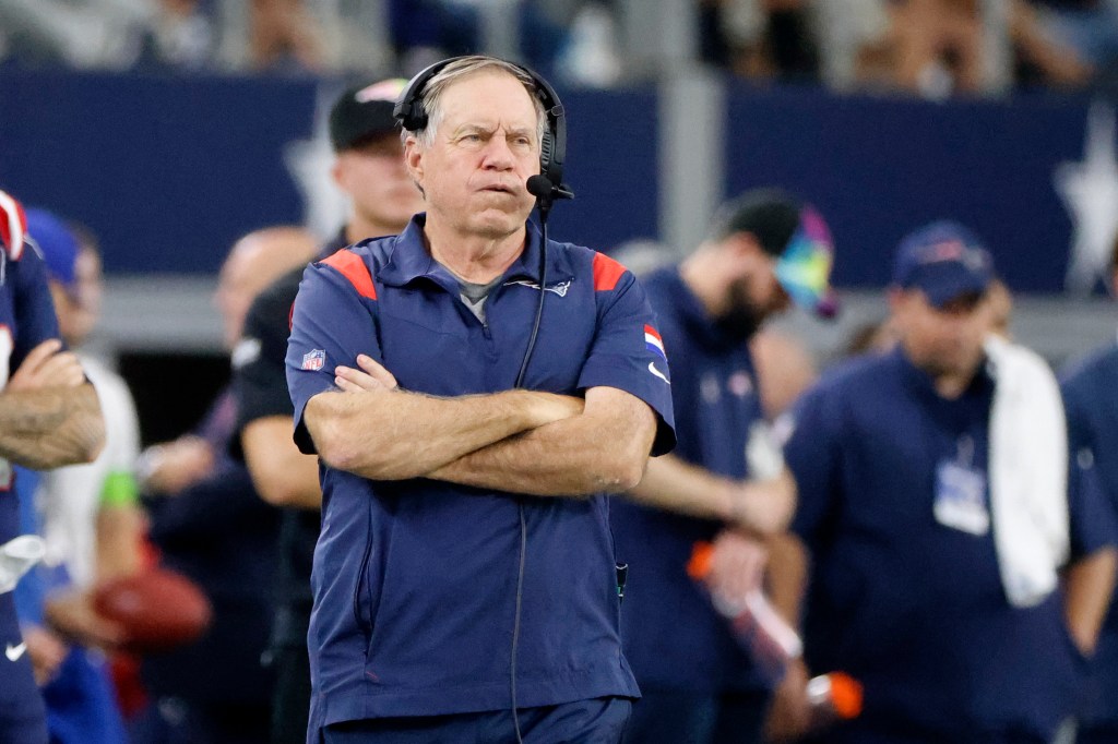 Bill Belichick is working as analyst this season after winning six Super Bowls with the Patriots.