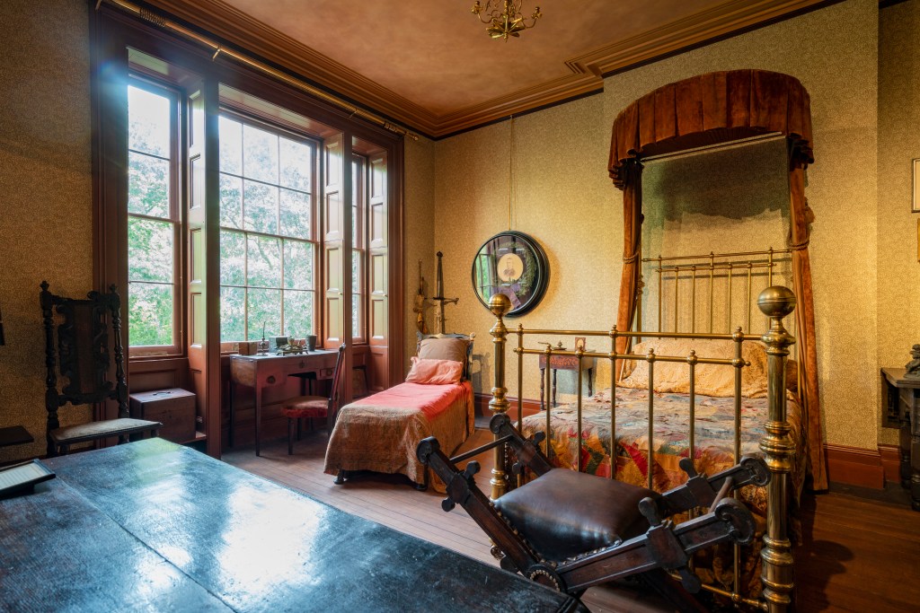 Interior of The Players social club in Gramercy Park.