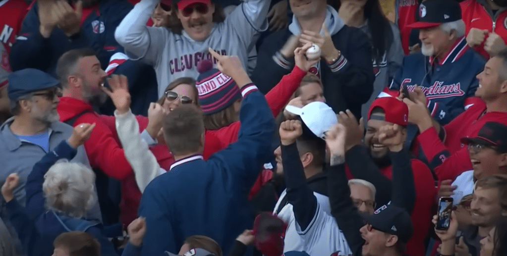 TBS constantly cut to crowd shots during Game 3 of the ALCS between the Yankees and Guardians. 