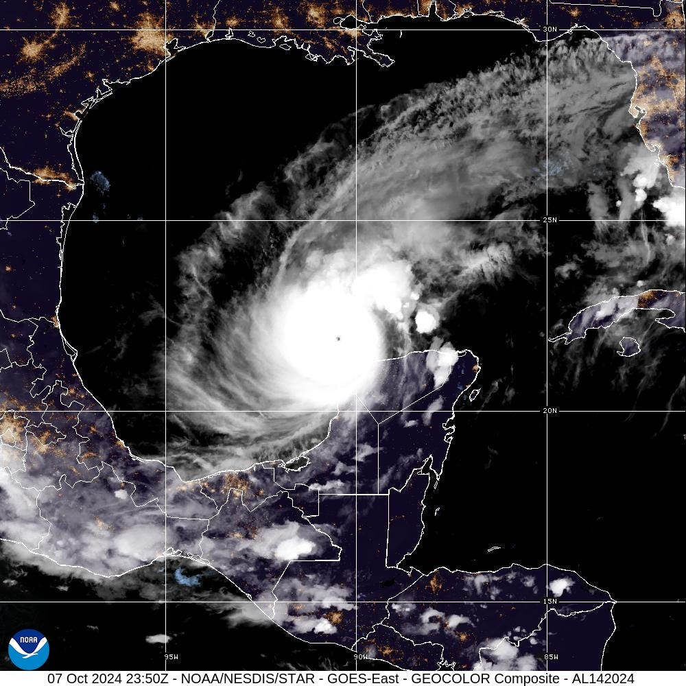 The powerful storm could hit Florida as early as Wednesday and may be more destructive than deadly Hurricane Helene, which ripped through parts of the Sunshine State just last week