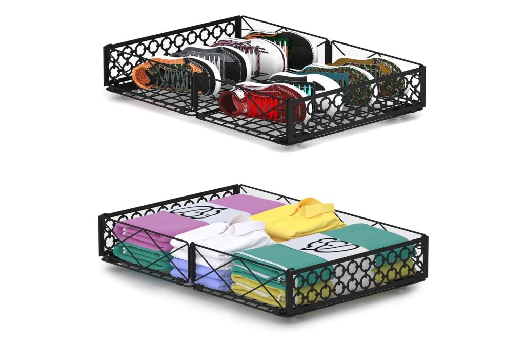 Two under bed organizers