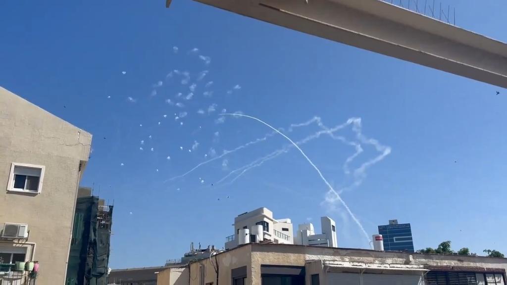 Over 100 rockets were fired at Israel's northern city of Haifa on Tuesday