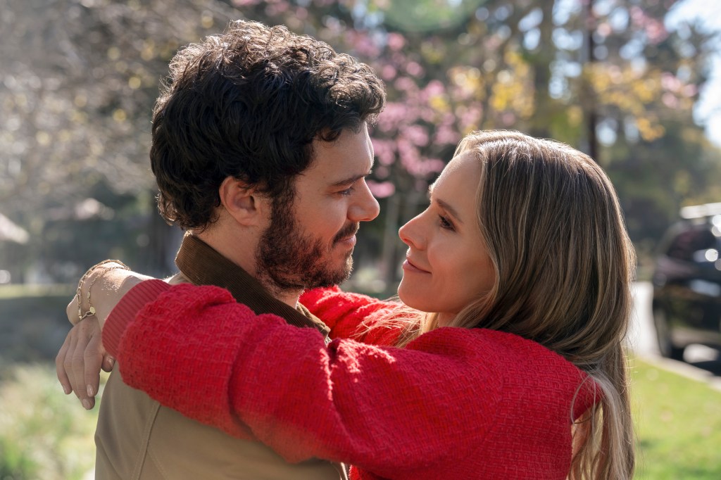 Nobody Wants This. (L to R) Adam Brody as Noah, Kristen Bell as Joanne in episode 110 of Nobody Wants This.