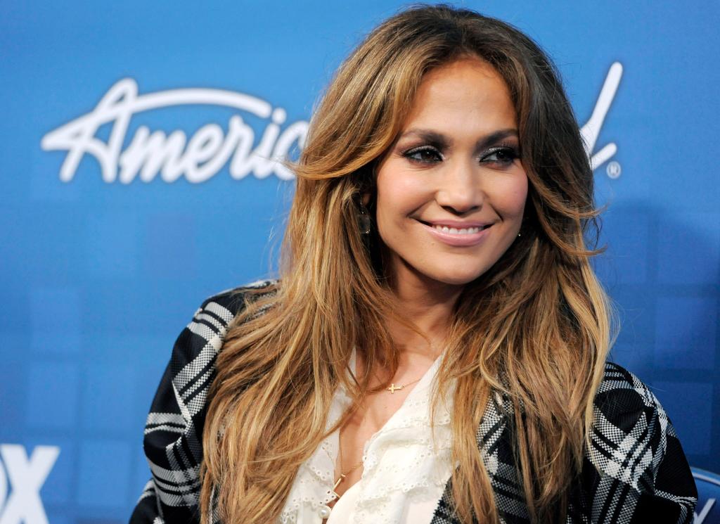 Jennifer Lopez at the "American Idol" finalists party in March 2011