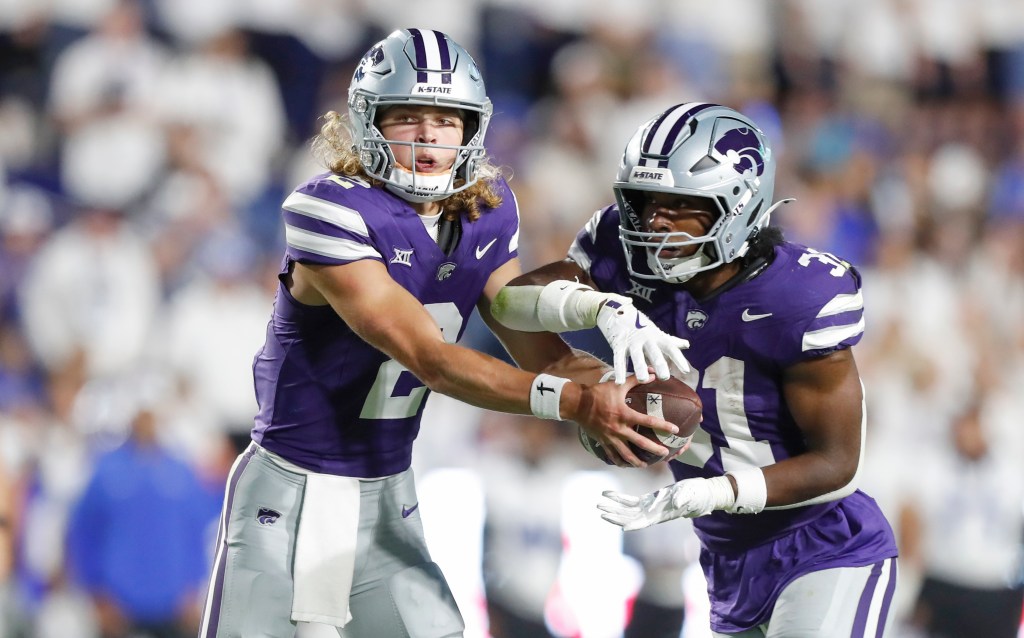 Quarterback Avery Johnson and running back DJ Giddens lead a dynamic Kansas State backfield.