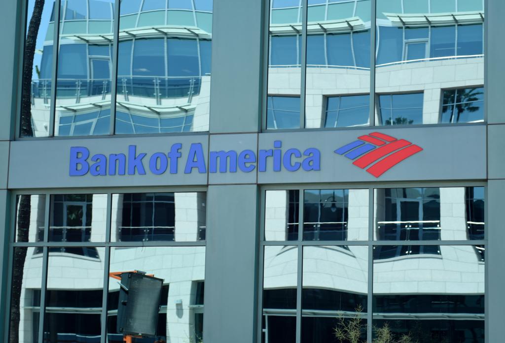 Bank of America sign