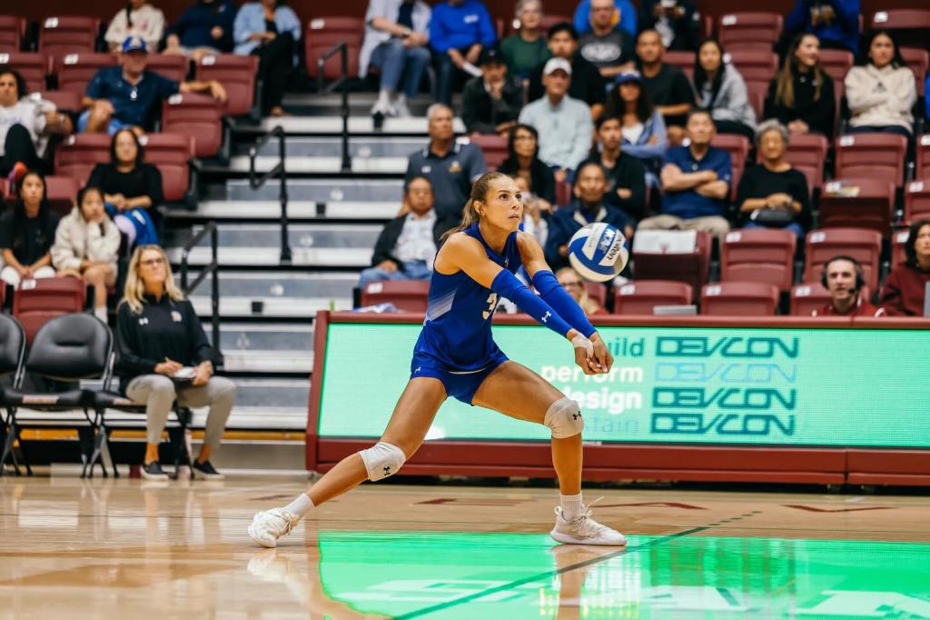 Blaire Fleming, a San Jose State University women's volleyball player.