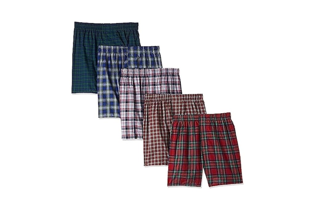 A group of men's boxer shorts