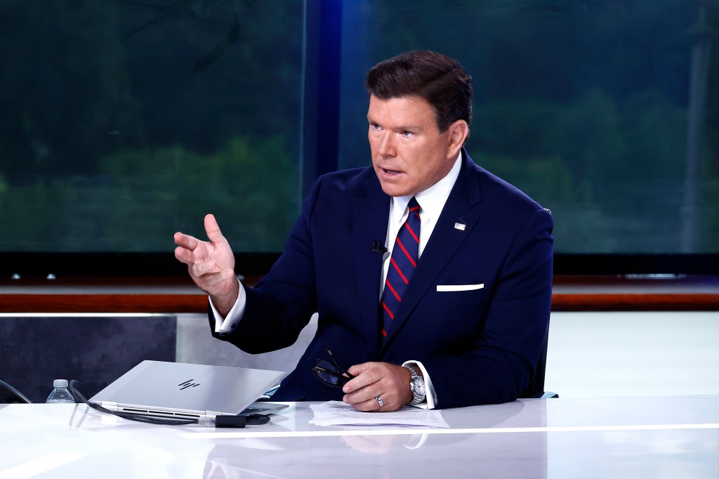 Bret Baier during "Special Report with Bret Baier" at FOX News D.C. Bureau on August 13, 2024 in Washington, DC. 