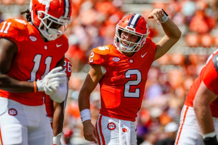 With a soft schedule the rest of the season, Clemson QB Cade Klubnik has an opportunity to stack up impressive numbers.