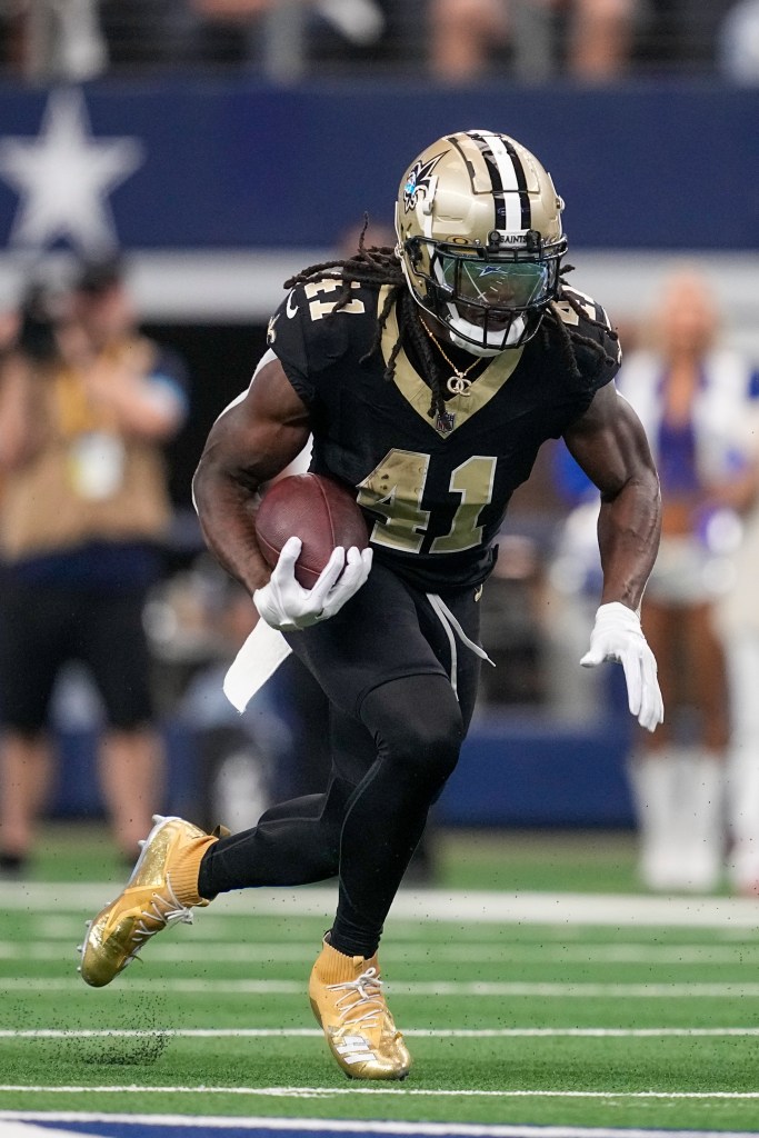 Alvin Kamara looks to lead the way for New Orleans as five-point underdogs. 