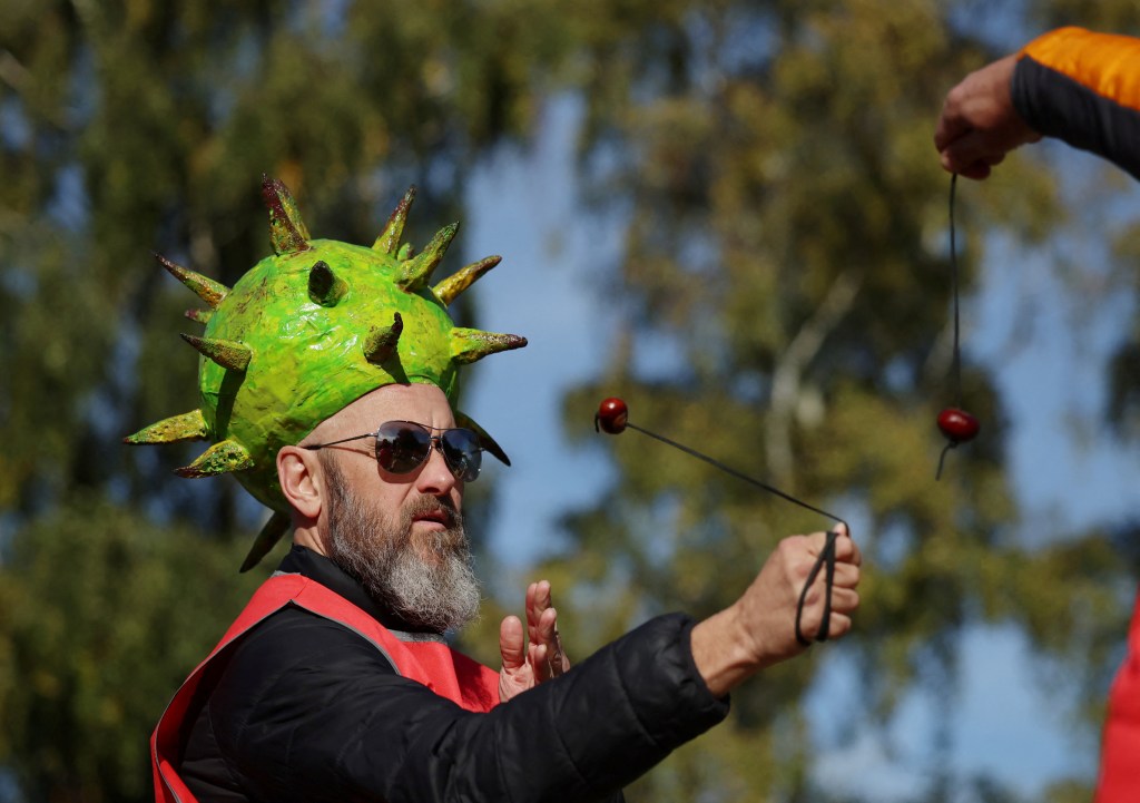 World Conker Championship participant.