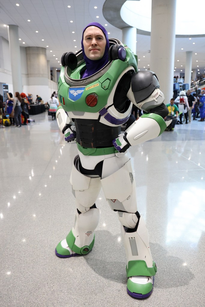 A cosplayer at the New York Comic Con 2024.