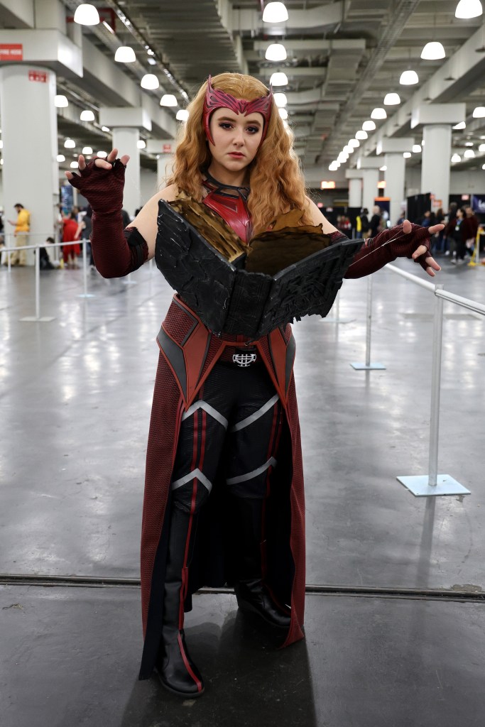 A cosplayer at the New York Comic Con 2024.