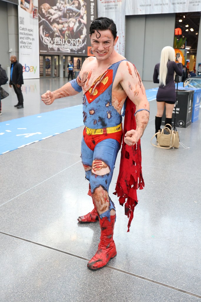 A cosplayer at the New York Comic Con 2024.