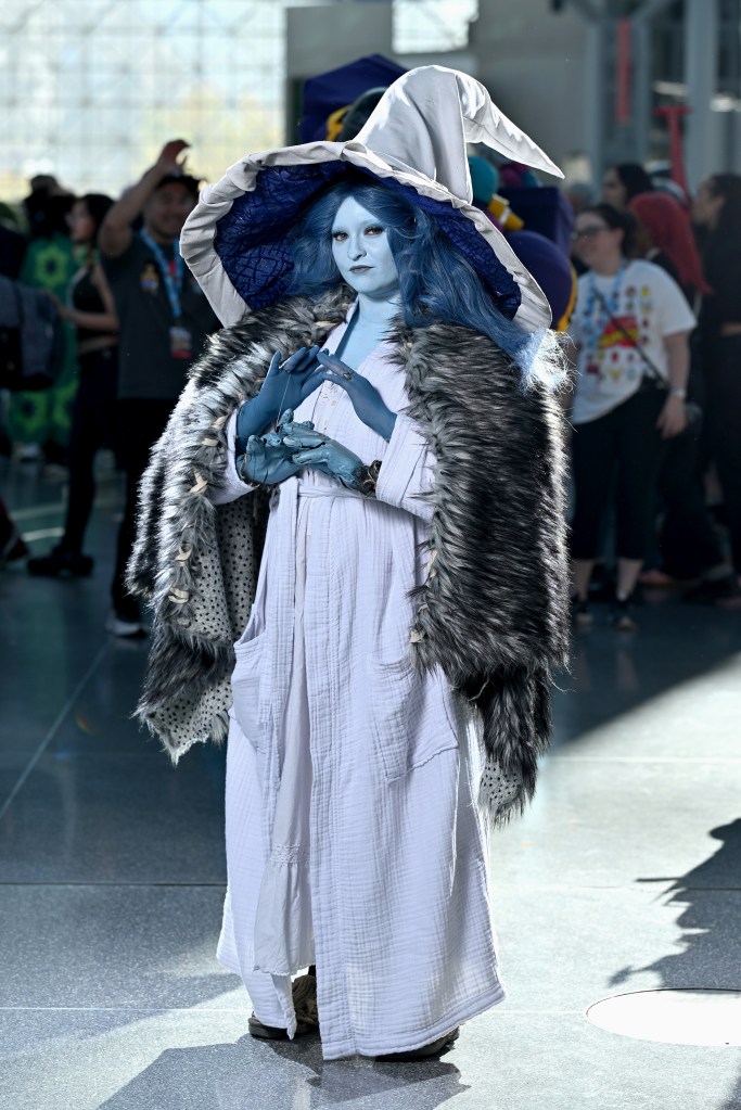 A cosplayer at the New York Comic Con 2024.