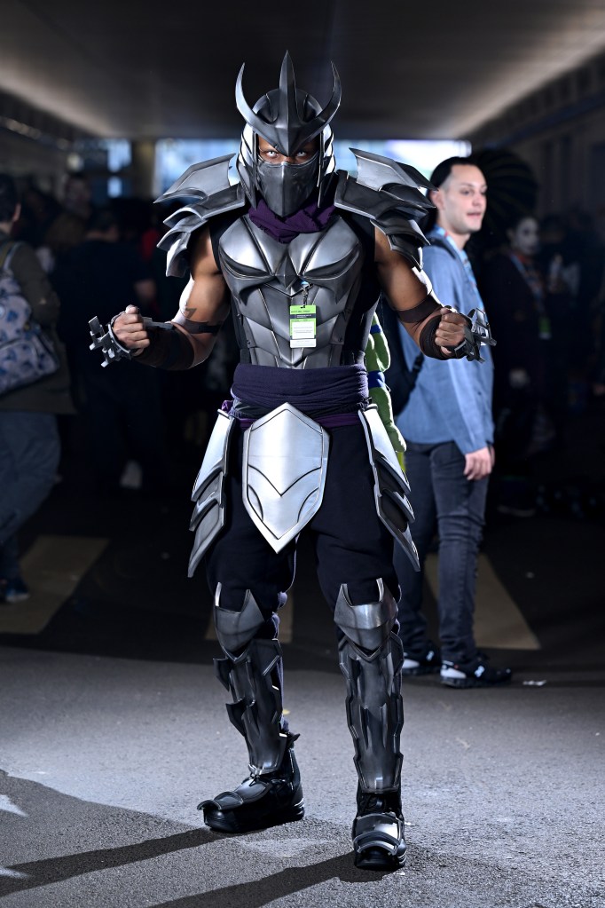 A cosplayer at the New York Comic Con 2024.