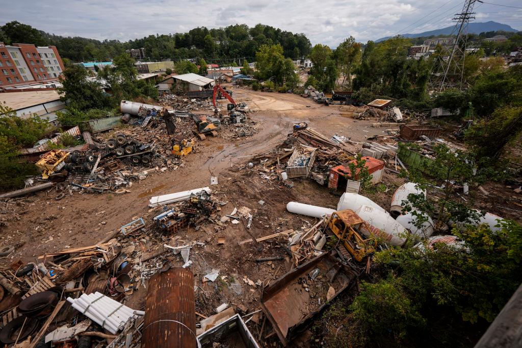 Asheville, North Carolina, was devastated by the flooding that Hurricane Helene brought to the region
