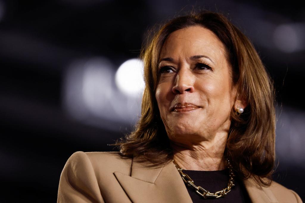 Vogue was accused of airbrushing the image to make the 59-year-old Democratic nominee appear younger.