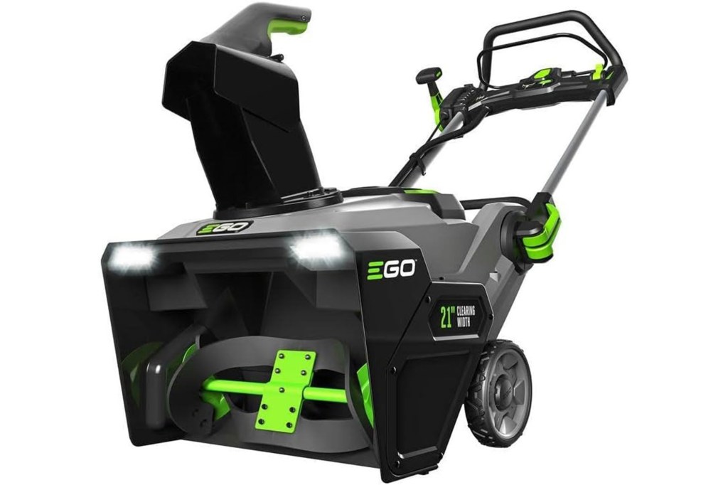 
EGO Power+ SNT2102 21-Inch 56-Volt Cordless Snow Blower with Peak Power Two 5.0Ah Batteries and Charger Included
Style:1-stage
Size:21-Inch w/(2) 5.0Ah Batteries