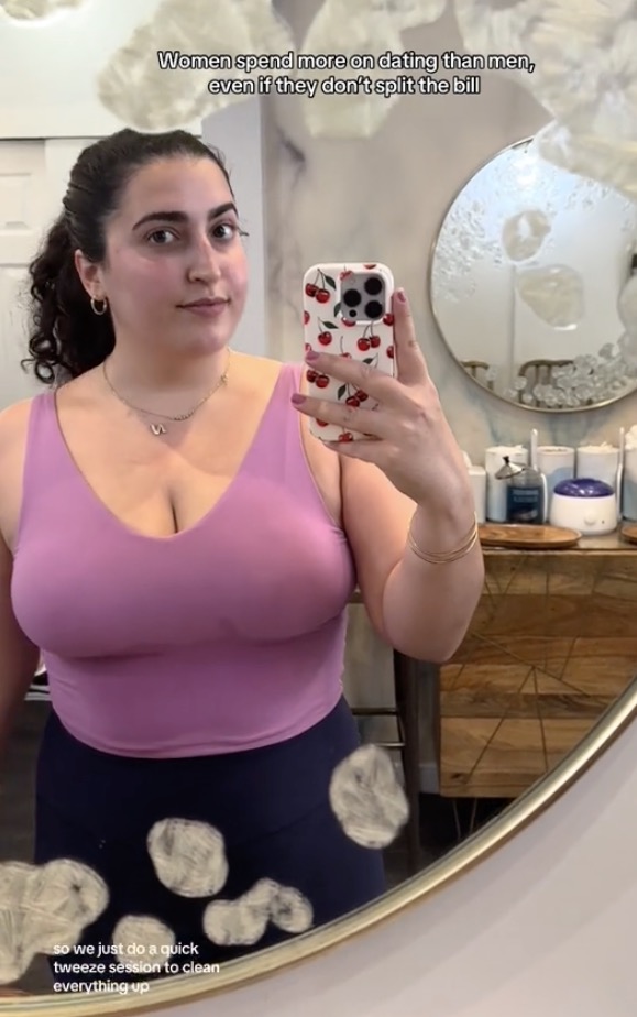 NYC-based TikToker Nancy claims she spent $395 to prepare for a date, including a Cycle Bar class, makeup and a manicure.