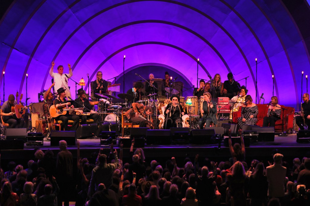 Joni Mitchell's "Joni Jam" concert featuring guests Elton John, Meryl Streep, Annie Lennox and Brandi Carlile.