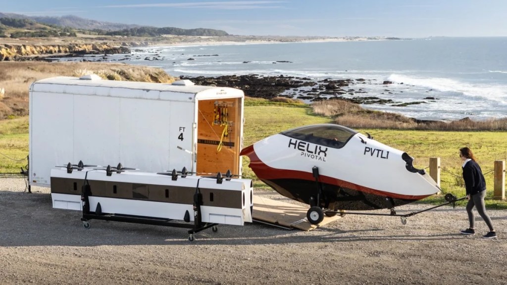 The BlackyFly, and its counterpart Helix (pictured) are ultralight aircrafts that don't require pilot licensing. 