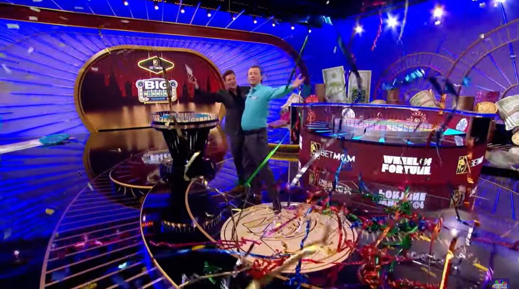 Ryan Seacrest and contestant Cody Hunger on "Wheel of Fortune," Oct. 4, 2024.