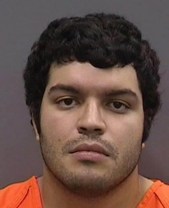 Giovanny Aldama Garcia was arrested and charged with third degree felony aggravated animal cruelty.