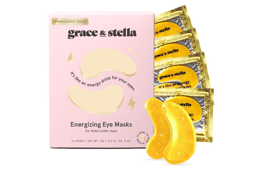 grace & stella Under Eye Mask (Gold, 24 Pairs) Reduce Dark Circles, Puffy Eyes, Undereye Bags, Wrinkles - Gel Under Eye Patches - Gifts for Women - Birthday Gifts for Women - Vegan Cruelty Free