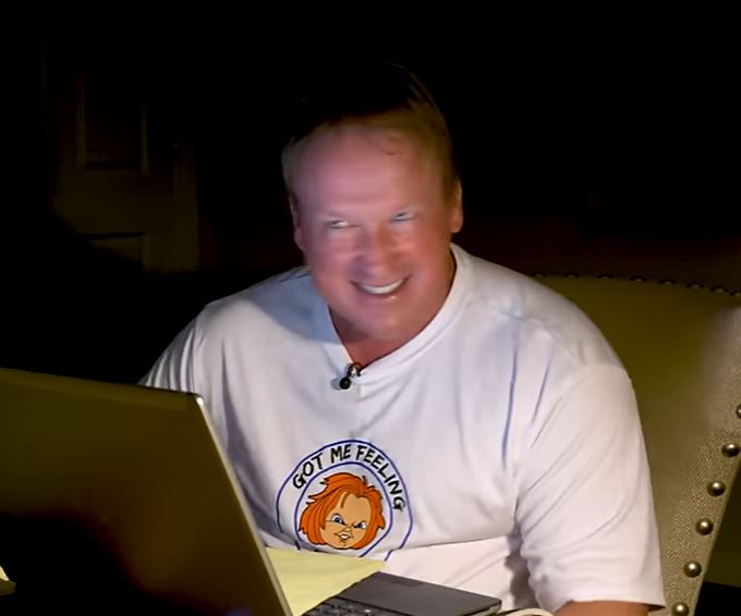 Jon Gruden in a YouTube video, a clip of which was shared on his TikTok.