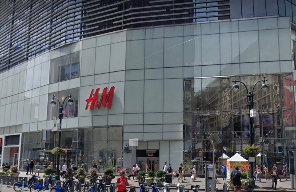 Dornfeld allegedly stole $267 worth of merchandise from an H&M in Times Square.