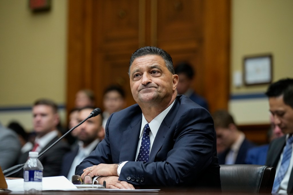 Inspector General of the Department of Homeland Security (DHS) Joseph Cuffari testifies during a House Oversight Subcommittee on National Security, the Border, and Foreign Affairs hearing on June 6, 2023 in Washington, DC.