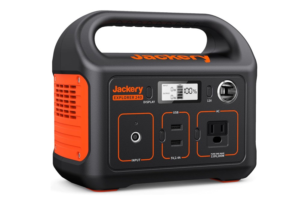 Black and orange power generator