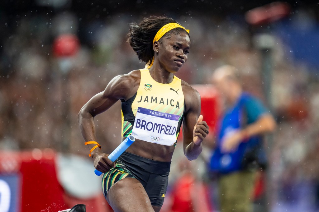 Junelle Bromfield also competed at the Paris Games in August 2024.