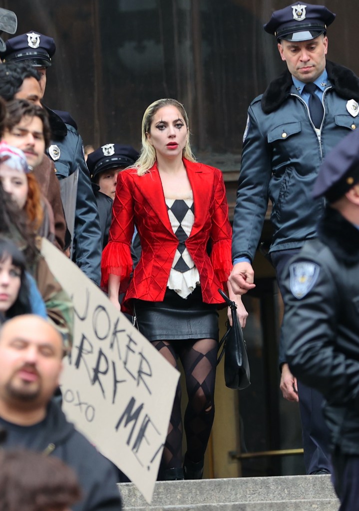 Lady Gaga in character.