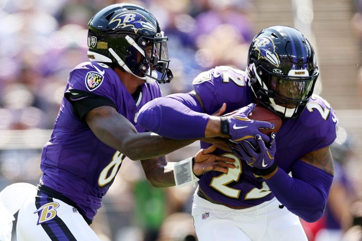 Lamar Jackson, Derrick Henry and the Ravens travel to Tampa to play the Bucs on Monday night.